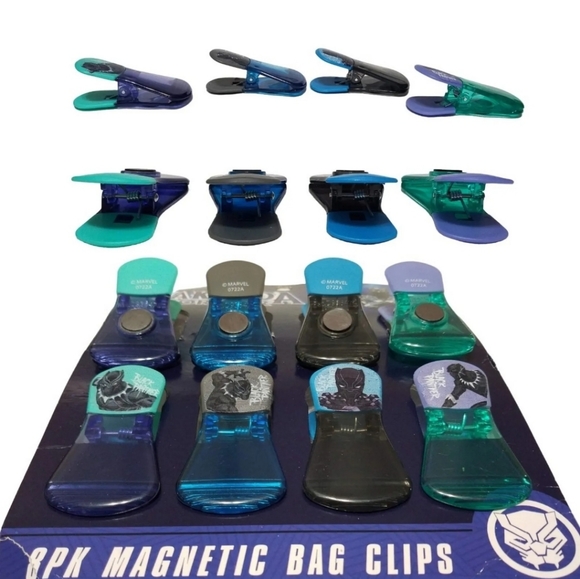 Wakanda Forever Magnetic Bag Clips - Picture 5 of 7